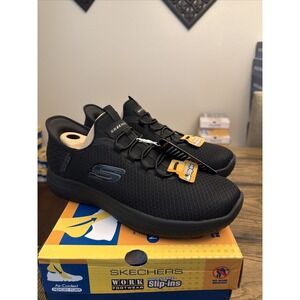 Skechers Men's  Slip-Ins Summits - Enslee Slip Resistant Sneakers Size 9.5  …F1